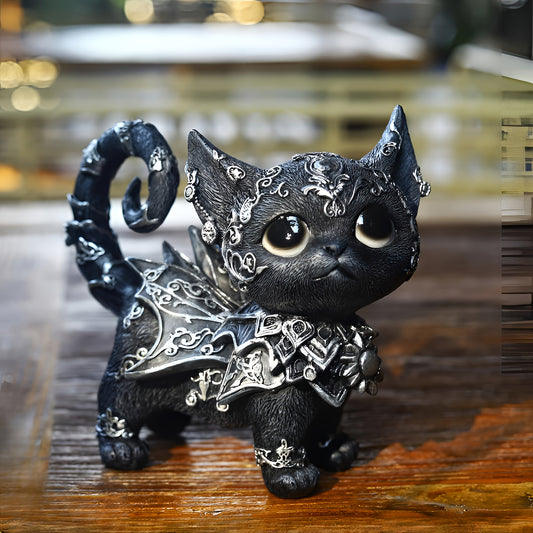 Cute Black Cat Figurine - SkyeDragon Gifts