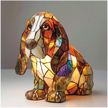 Dachshund Lamp - Bigfoot Lamp Resin Statue LED Decorative Light - SkyeDragon Gifts