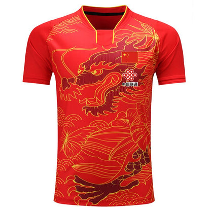 CHINA Dragon table tennis Jerseys Shorts Men / Women / Child , ping pong Jersey,Table tennis Shirt Sets table tennis shirts - SkyeDragon Gifts