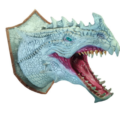 Dinosaur Head Wall Pendant LED Luminous Sprayable Dragon Legend Home Small Humidifier Scene Decoration Props - SkyeDragon Gifts