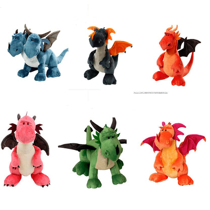 35CM Dinosaur Plush Toys Double-headed Animals Stuffed Dolls Cartonn Anime Two head Dragon For Children Kids Boys Gift - SkyeDragon Gifts