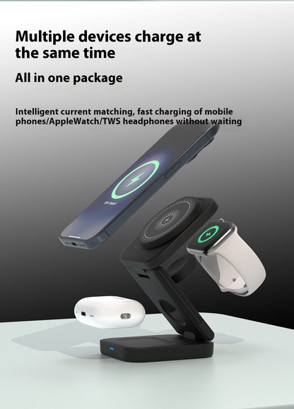 3 IN 1 FOLDABLE WIRELESS CHARGER - SkyeDragon Gifts
