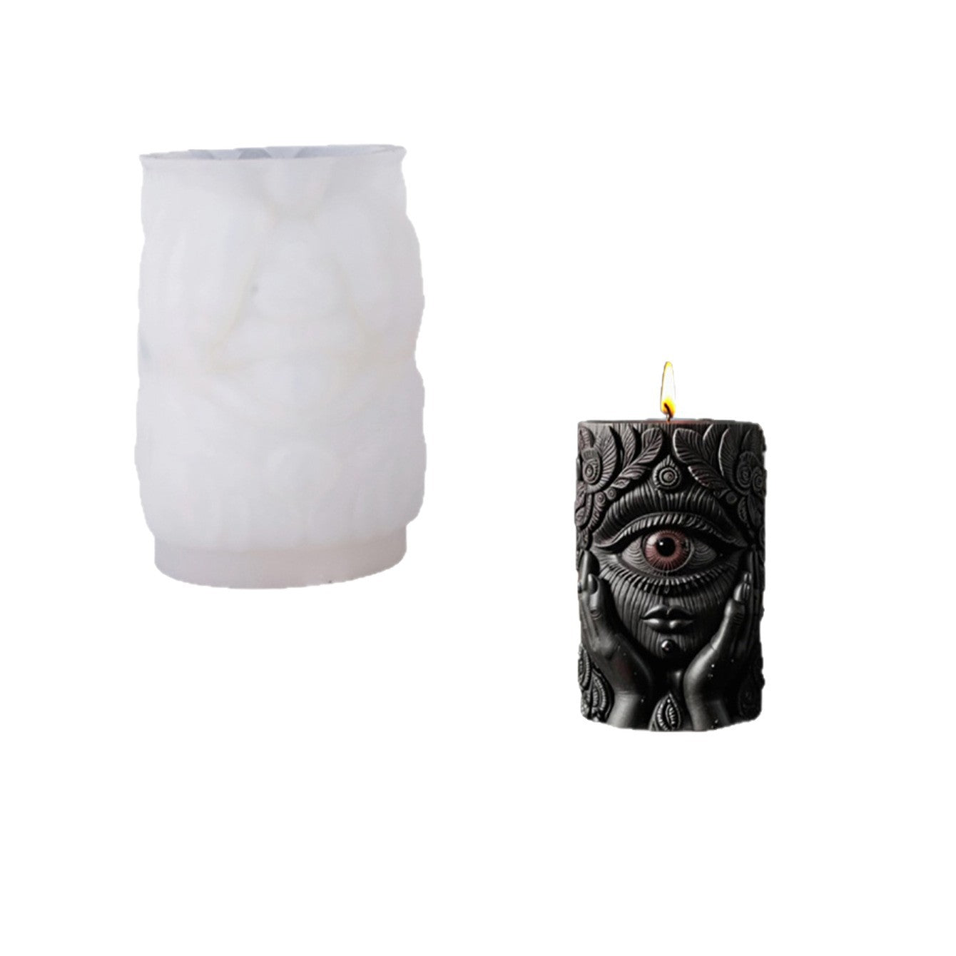 DIY Mystic Eye Scented Candle 3D Dark Hand-Held Eye Shape Decorative Ornament Silicone Mold - SkyeDragon Gifts
