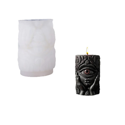 DIY Mystic Eye Scented Candle 3D Dark Hand-Held Eye Shape Decorative Ornament Silicone Mold - SkyeDragon Gifts