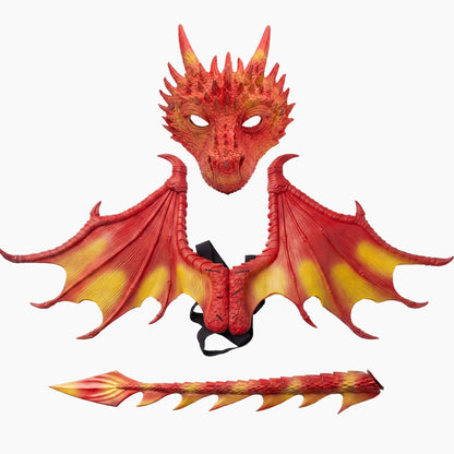Halloween Mardi Gras Costume for Kids, Devil Cosplay Dragon