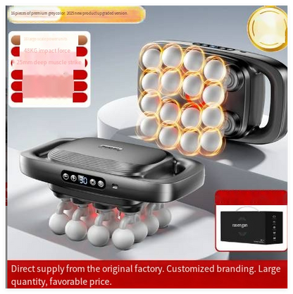 Deep Tissue Muscle Massage Gun, 8/16 Heads
