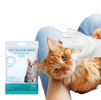 Pet Cleaning Gloves & Wipes - SkyeDragon Gifts