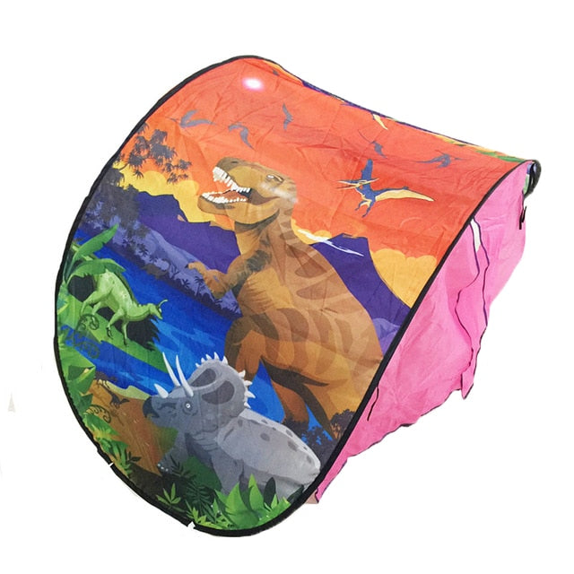 Toys Baby Pop Up Bed Tent Fantasy Cartoon Snowy Foldable Playhouse Comforting Sleeping Toys for Kids - SkyeDragon Gifts