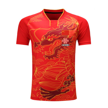 CHINA Dragon table tennis Jerseys Shorts Men / Women / Child , ping pong Jersey,Table tennis Shirt Sets table tennis shirts - SkyeDragon Gifts