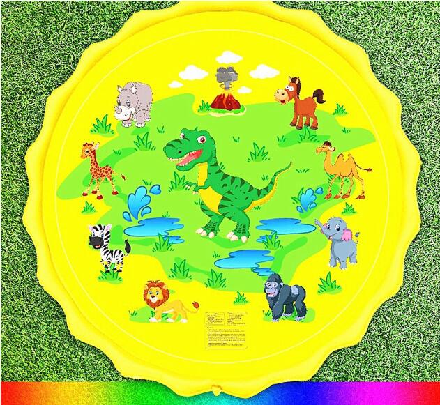 170 CM Summer Children's Baby Play Water Mat Games Beach Pad Lawn Inflatable Spray Water Cushion Toys Outdoor Tub Swiming Pool - SkyeDragon Gifts