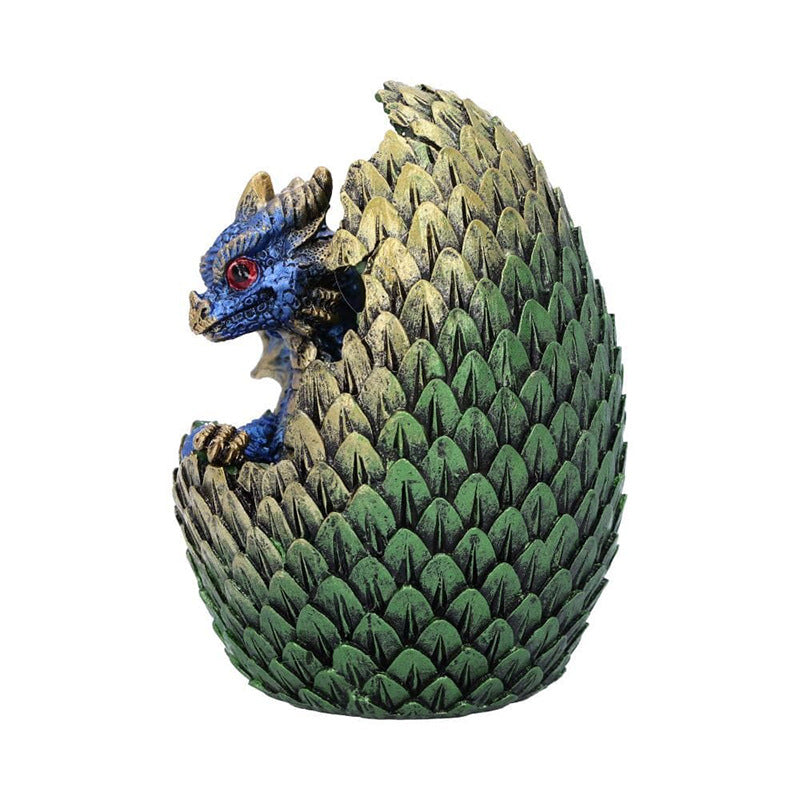 Lava  Dragon Egg Statue Baby Dragon Ornament Resin Craft Ornament - SkyeDragon Gifts