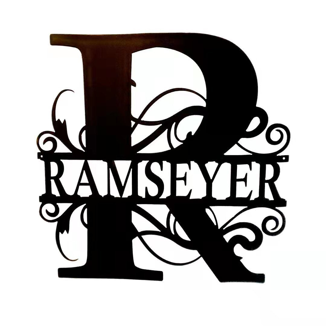 Iron Letter Wall Decor Laser Cut Metal Art for Home Decoration