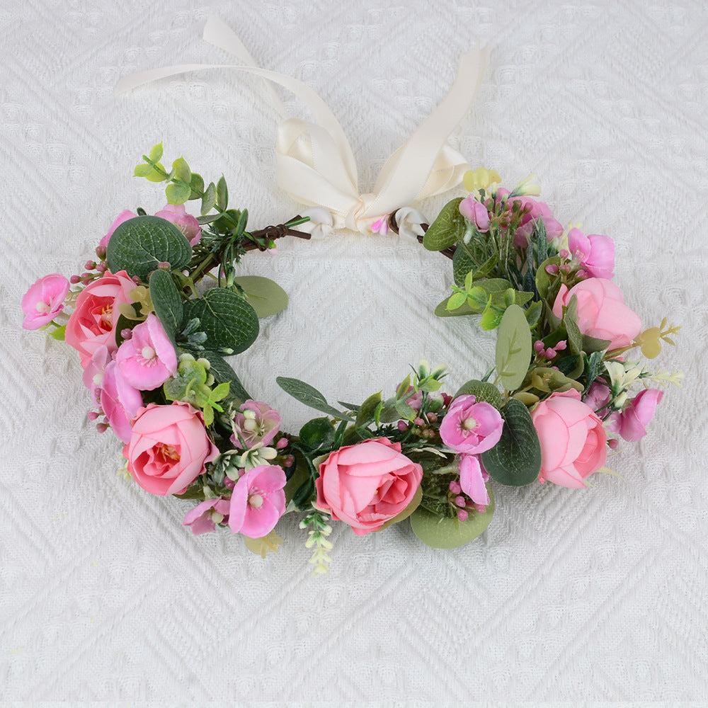European Floral Wedding Headband Hair Accessory For Women