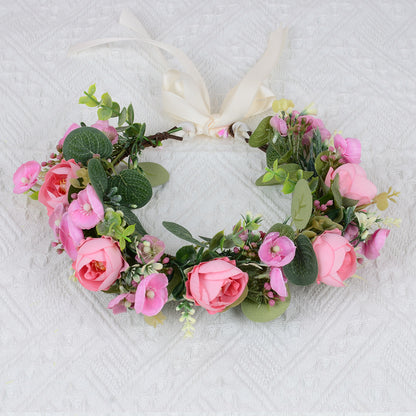 European Floral Wedding Headband Hair Accessory For Women