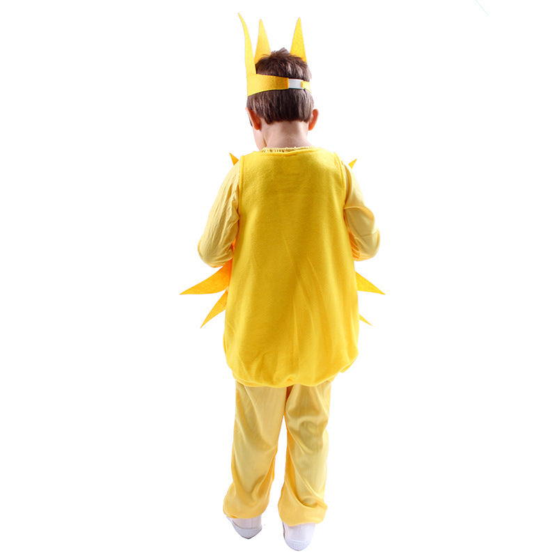 Children's Flower Sunflower Cosplay Costume Fairy Tale Stage Performance Party Outfit