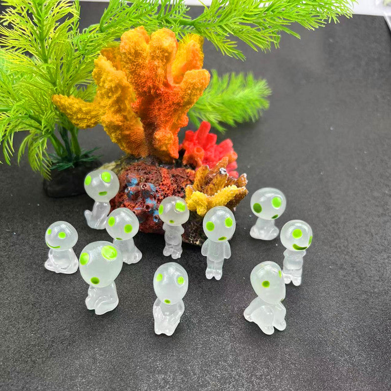Glow Alien Plush Toy Tree Sprite Creative Miniature Landscape Fluorescent Ghost Princess Fluorescent Stone Nightlight Decor - SkyeDragon Gifts