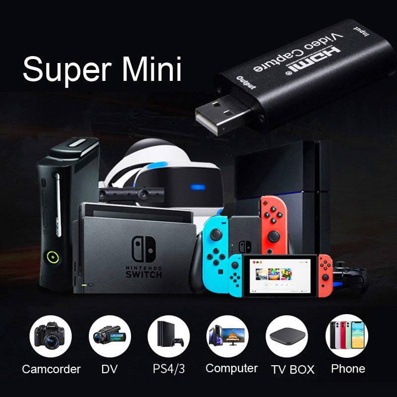 USB 2.0 HD Video Capture Card Video Capture Usb To Hdmi Game Live Capture Device - SkyeDragon Gifts