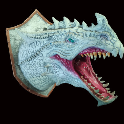 Dinosaur Head Wall Pendant LED Luminous Sprayable Dragon Legend Home Small Humidifier Scene Decoration Props - SkyeDragon Gifts