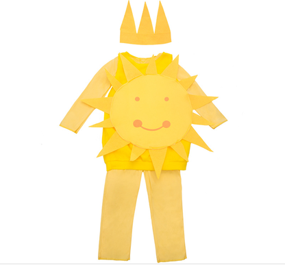 Children's Flower Sunflower Cosplay Costume Fairy Tale Stage Performance Party Outfit