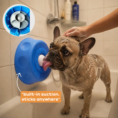 Silicone Dog Lick Bowl Slow Feeder w/ Rolling Ball, Anti-Choking & Non-Slip - SkyeDragon Gifts
