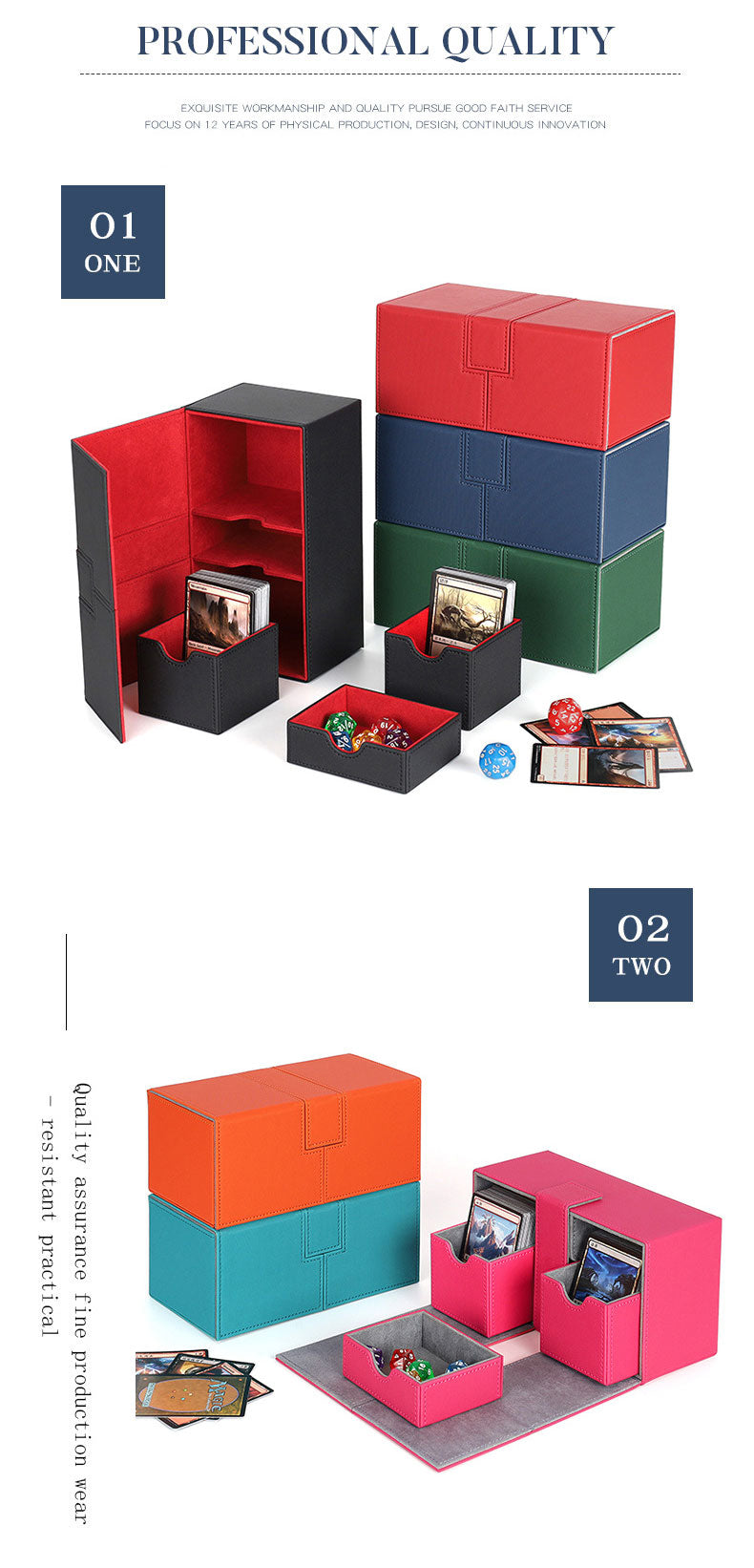 Leather Planet Card Wanzhi Card Multifunctional Game Peripheral Card Collection Box Game Card Box - SkyeDragon Gifts