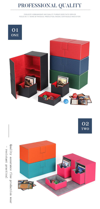 Leather Planet Card Wanzhi Card Multifunctional Game Peripheral Card Collection Box Game Card Box - SkyeDragon Gifts