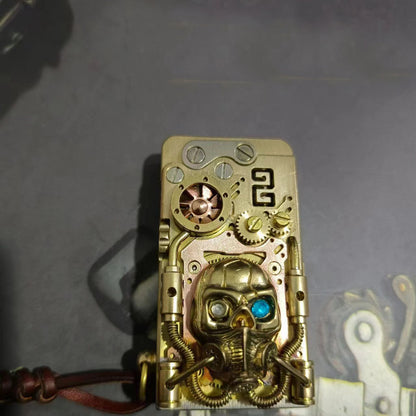 Mechanical armor catapult ignition kerosene lighter Dragon Tongue Aspley Doomsday Hunter punk lighter - SkyeDragon Gifts