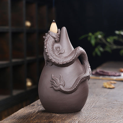Chinese Style Chinese Dragon Backflow Incense Burner Home Decoration Creative Large Dragon Backflow Incense Burner Craft Gift - SkyeDragon Gifts