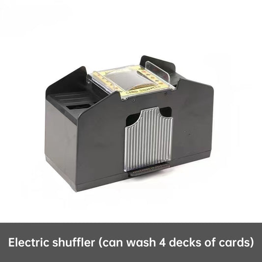 3 - sec Silent ABS Card Shuffler for Games , silent, made of ABS. For poker, board and family games. - SkyeDragon Gifts