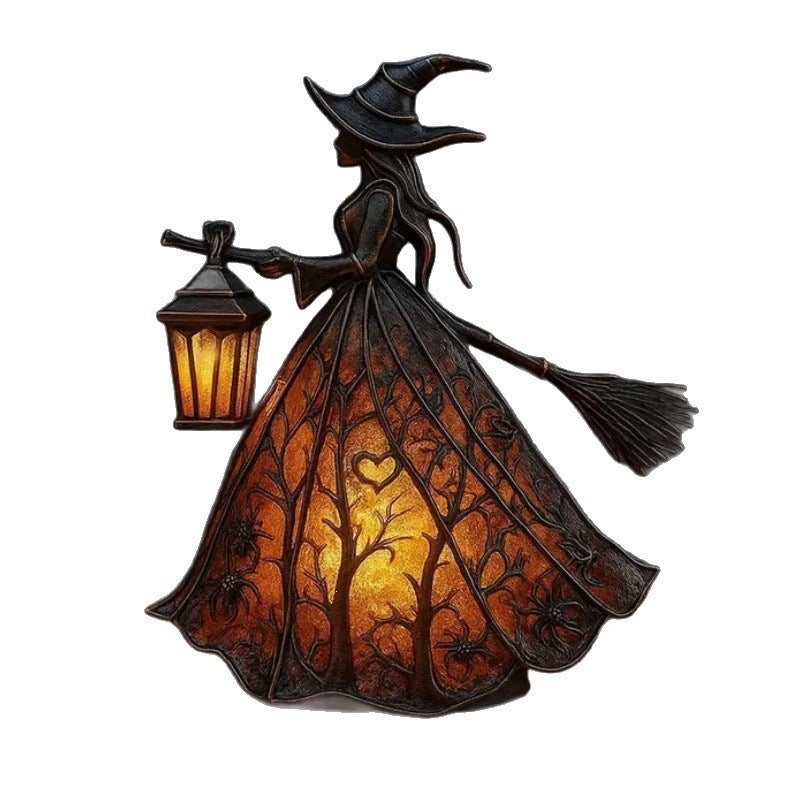 Halloween Witch Lamp Decorative Table Light for Halloween Decoration - SkyeDragon Gifts