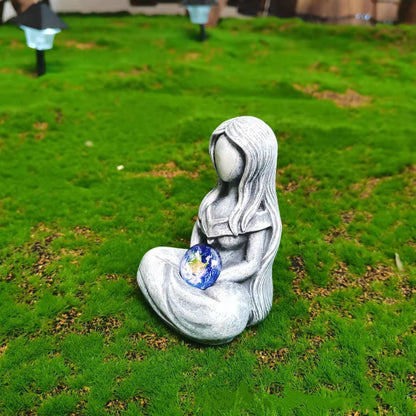 Gaia Earth Mother Goddess Statue Garden Decoration Resin Crafts Sculpture Ornament