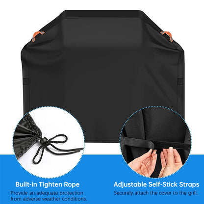 210D Waterproof BBQ Grill Cover, Heavy Duty Windproof Dustproof Cover for Gas, Charcoal, Electric Grills - SkyeDragon Gifts