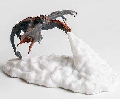 3D Printed Fire-breathing Dragon Lamp home Creative Night Light New Strange Lamp LED Charging Night Light Birthday Gift - SkyeDragon Gifts