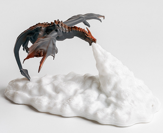 3D Printed Fire-breathing Dragon Lamp home Creative Night Light New Strange Lamp LED Charging Night Light Birthday Gift - SkyeDragon Gifts