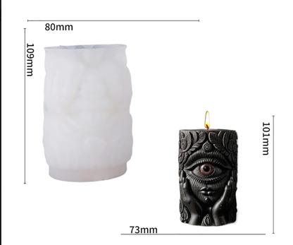 DIY Mystic Eye Scented Candle 3D Dark Hand-Held Eye Shape Decorative Ornament Silicone Mold - SkyeDragon Gifts