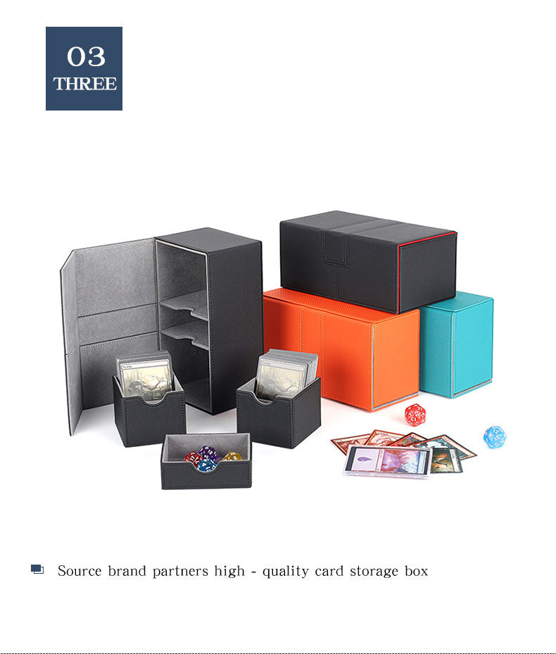 Leather Planet Card Wanzhi Card Multifunctional Game Peripheral Card Collection Box Game Card Box - SkyeDragon Gifts