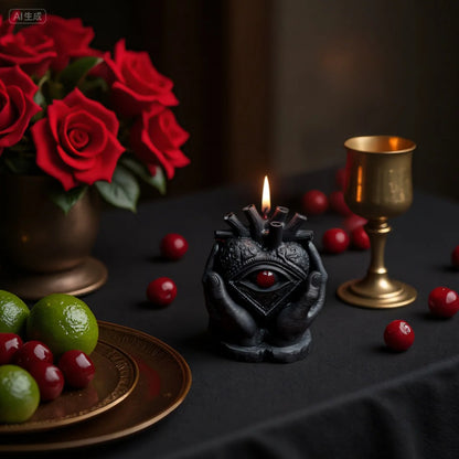 DIY Mystic Eye Scented Candle 3D Dark Hand-Held Eye Shape Decorative Ornament Silicone Mold - SkyeDragon Gifts