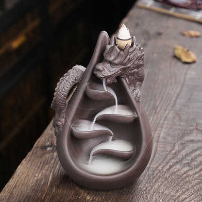 Chinese Style Chinese Dragon Backflow Incense Burner Home Decoration Creative Large Dragon Backflow Incense Burner Craft Gift - SkyeDragon Gifts