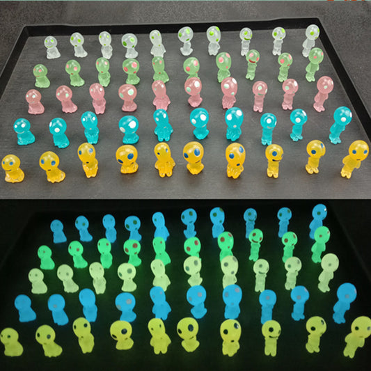 Glow Alien Plush Toy Tree Sprite Creative Miniature Landscape Fluorescent Ghost Princess Fluorescent Stone Nightlight Decor - SkyeDragon Gifts