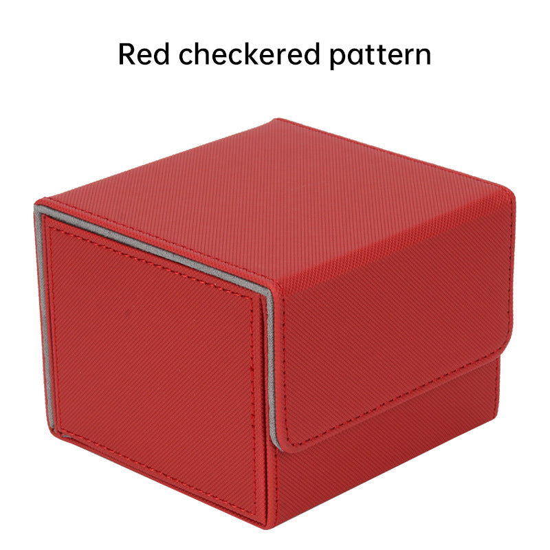 Magnetic Trading Card Storage Box - 100 Card Capacity (Sleeved), Waterproof & Stain Proof Collectors Case - SkyeDragon Gifts