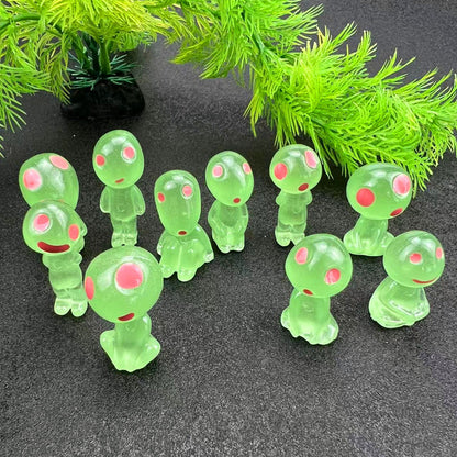 Glow Alien Plush Toy Tree Sprite Creative Miniature Landscape Fluorescent Ghost Princess Fluorescent Stone Nightlight Decor - SkyeDragon Gifts