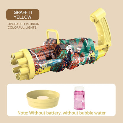 New Magic dolphin Gatling Bubble Gun Automatic Bubble Machine Gun Soap Bubble Blower Outdoor Kids Child Toy for Kids - SkyeDragon Gifts