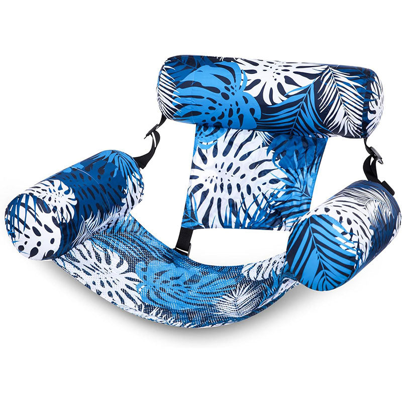Heavy-Duty Inflatable Pool Hammock Chair, Foldable Floating Water Lounge Bed & Recliner for Adults - SkyeDragon Gifts