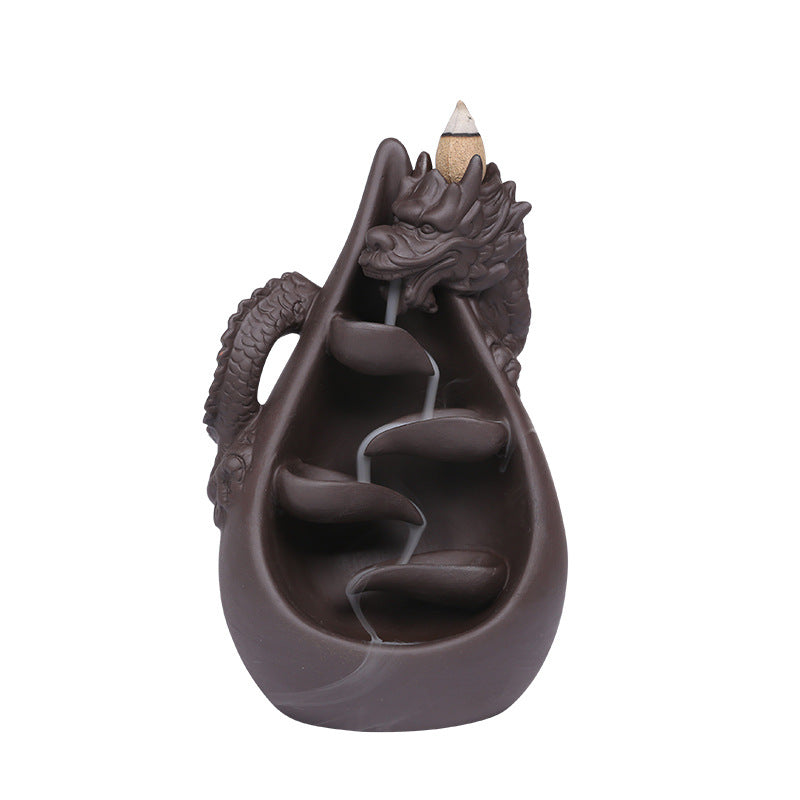 Chinese Style Chinese Dragon Backflow Incense Burner Home Decoration Creative Large Dragon Backflow Incense Burner Craft Gift - SkyeDragon Gifts