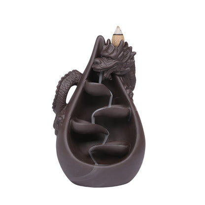Chinese Style Chinese Dragon Backflow Incense Burner Home Decoration Creative Large Dragon Backflow Incense Burner Craft Gift - SkyeDragon Gifts