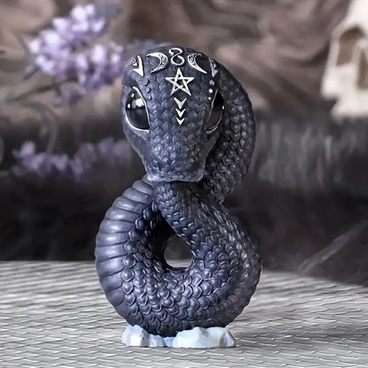 Halloween Witch Black Cat Resin Decoration Figurine Magical Mysterious Atmosphere Design Decorative Ornament - SkyeDragon Gifts