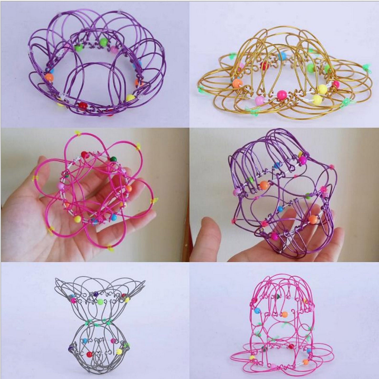Fidget Toys Popit Make Magic Steel Iron Ring Decompression Flexible Basket Soft Magical Toys Anti Stress Kids Gifts Juguetes - SkyeDragon Gifts