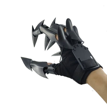 Black Dragon Claws Joints Flexible And Changeable Gloves Toys Halloween Role-Playing Horror Ghost Hand Props