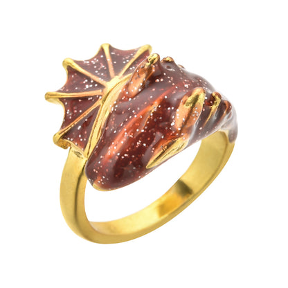 Jade Dragon Ring Lucky Finger Pet Ring Adjustable Opening Vintage Delicate Ring - SkyeDragon Gifts