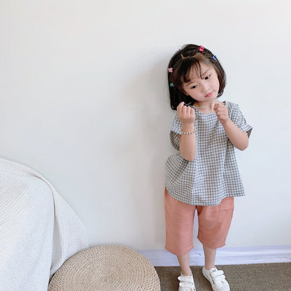 Children's cotton leprosy short sleeved shirt - SkyeDragon Gifts